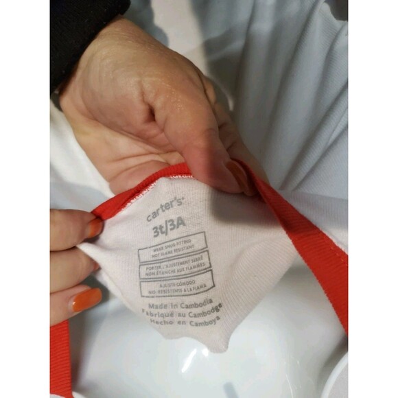 Carters Reindeer With Lights Fleece Toddler PJ's Sz 3t - 0031 - Picture 4 of 5